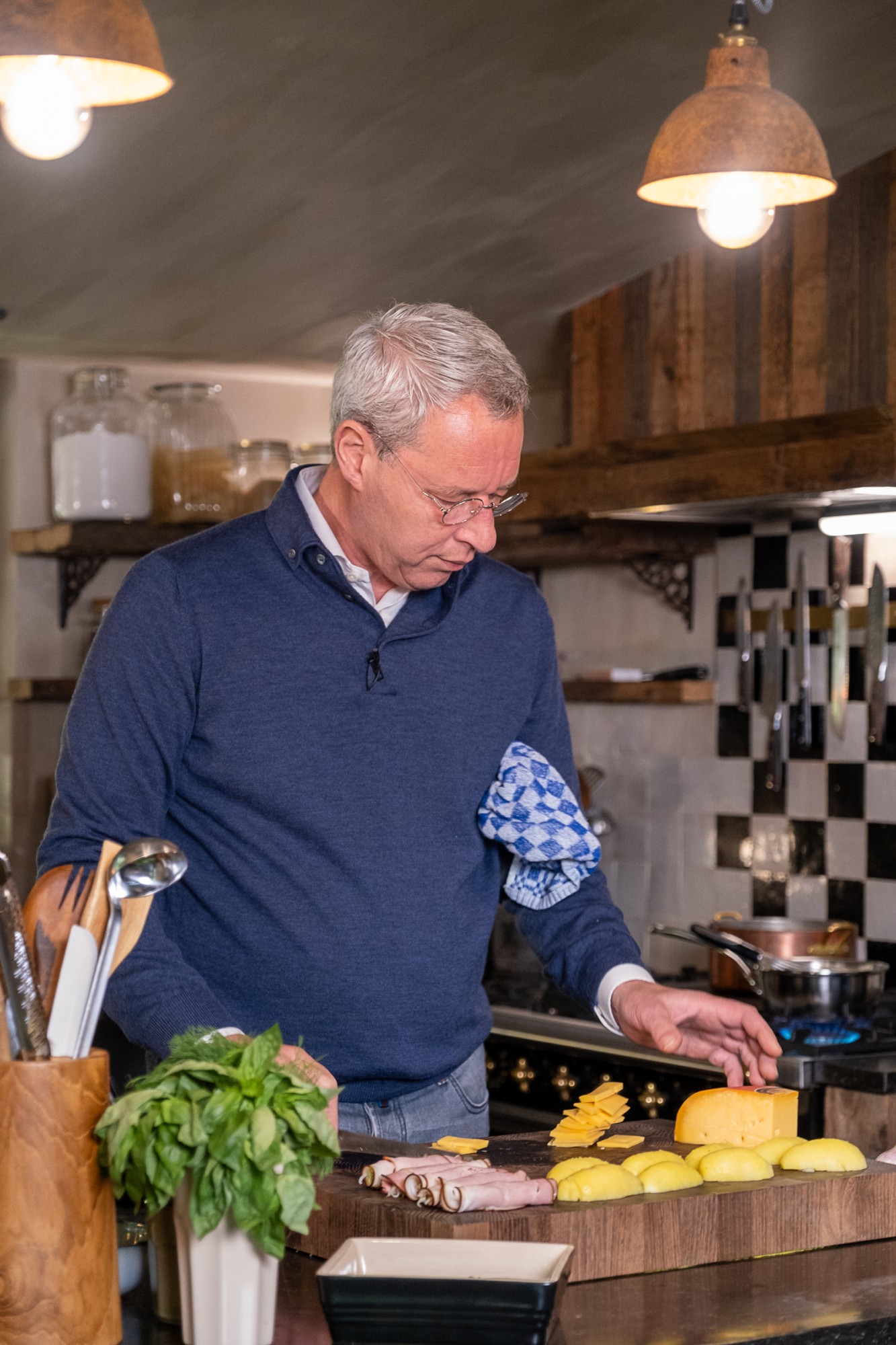 Bart Desmidt : <br/>Tartiflette au jambon, <br/>aux poireaux et <br/>Flandrien Mi-Vieux