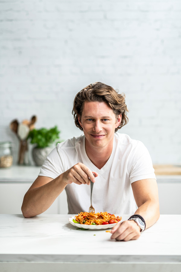 Jelle Beeckman :<br/> Risotto au butternut, <br/> Flandrien Vieux, <br/>origan et beurre noisette