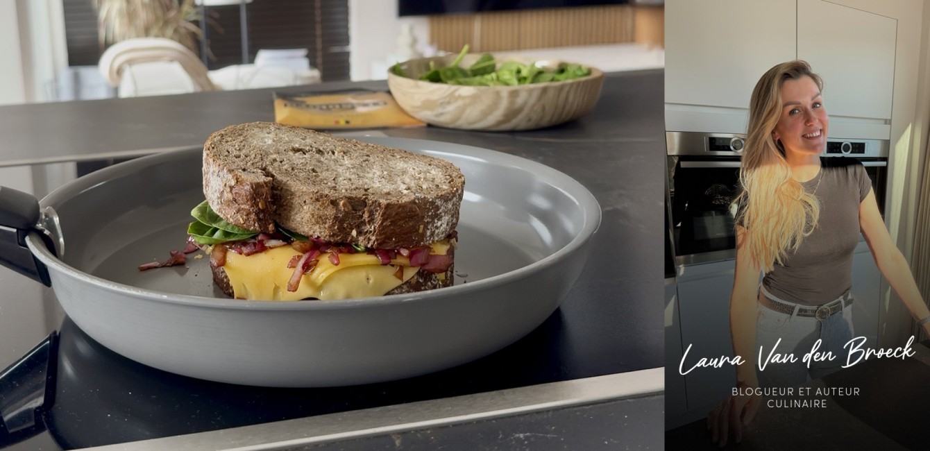 Laura Van den Broeck : <br/>Toast au fromage Deluxe <br/>au Flandrien Jeune