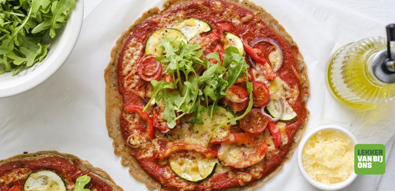 Lekker van bij ons:</br> Boekweitpizza met</br> Flandrien Oud