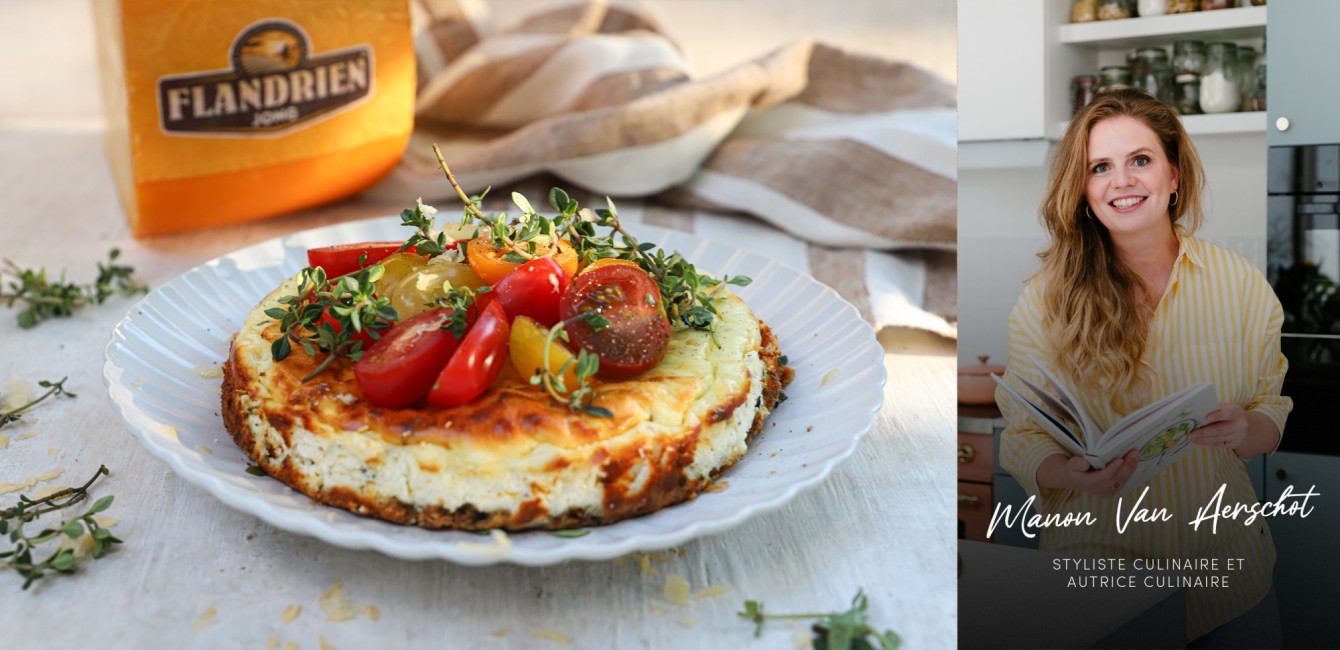 Manon Van Aerschot : <br/> Cheesecake sal&eacute; <br> au Flandrien Jeune